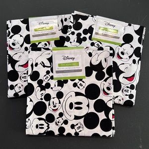 3 Pieces Mickey Mouse Fat Quarter 100% Cotton for Sewing Crafts - 18 x 22 Inches